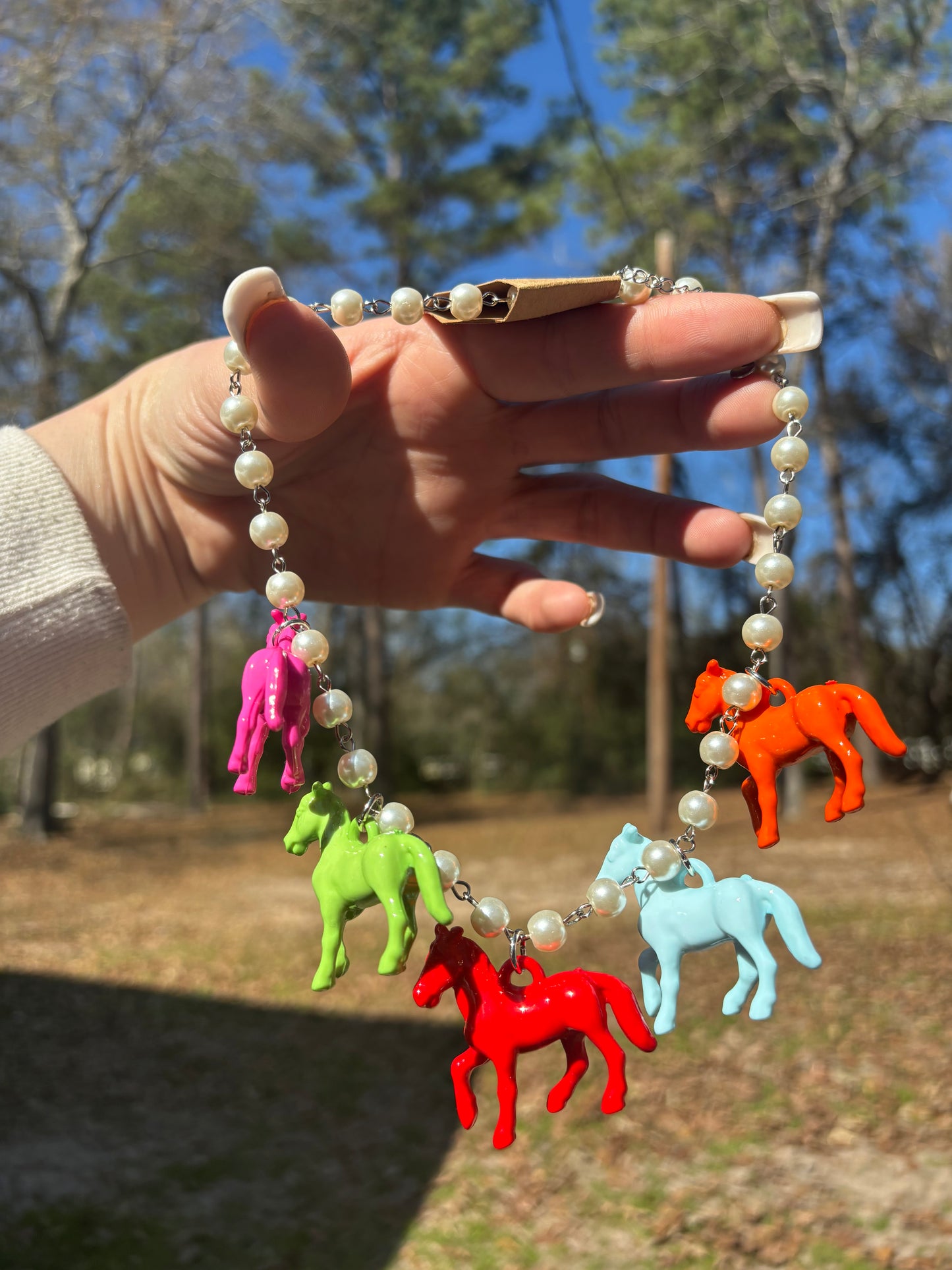 Horse Charm Necklace
