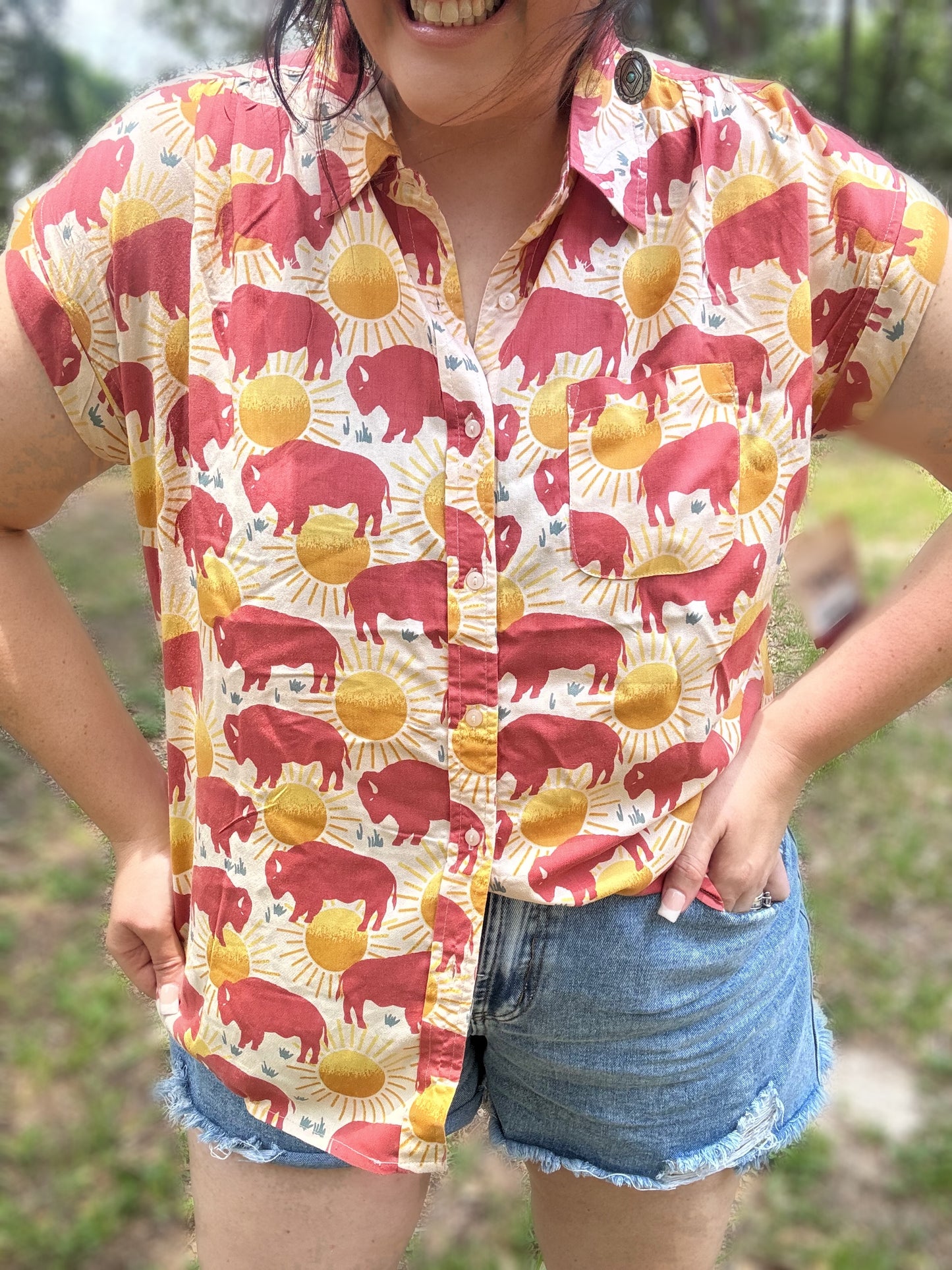 Sunset Buffalo Top