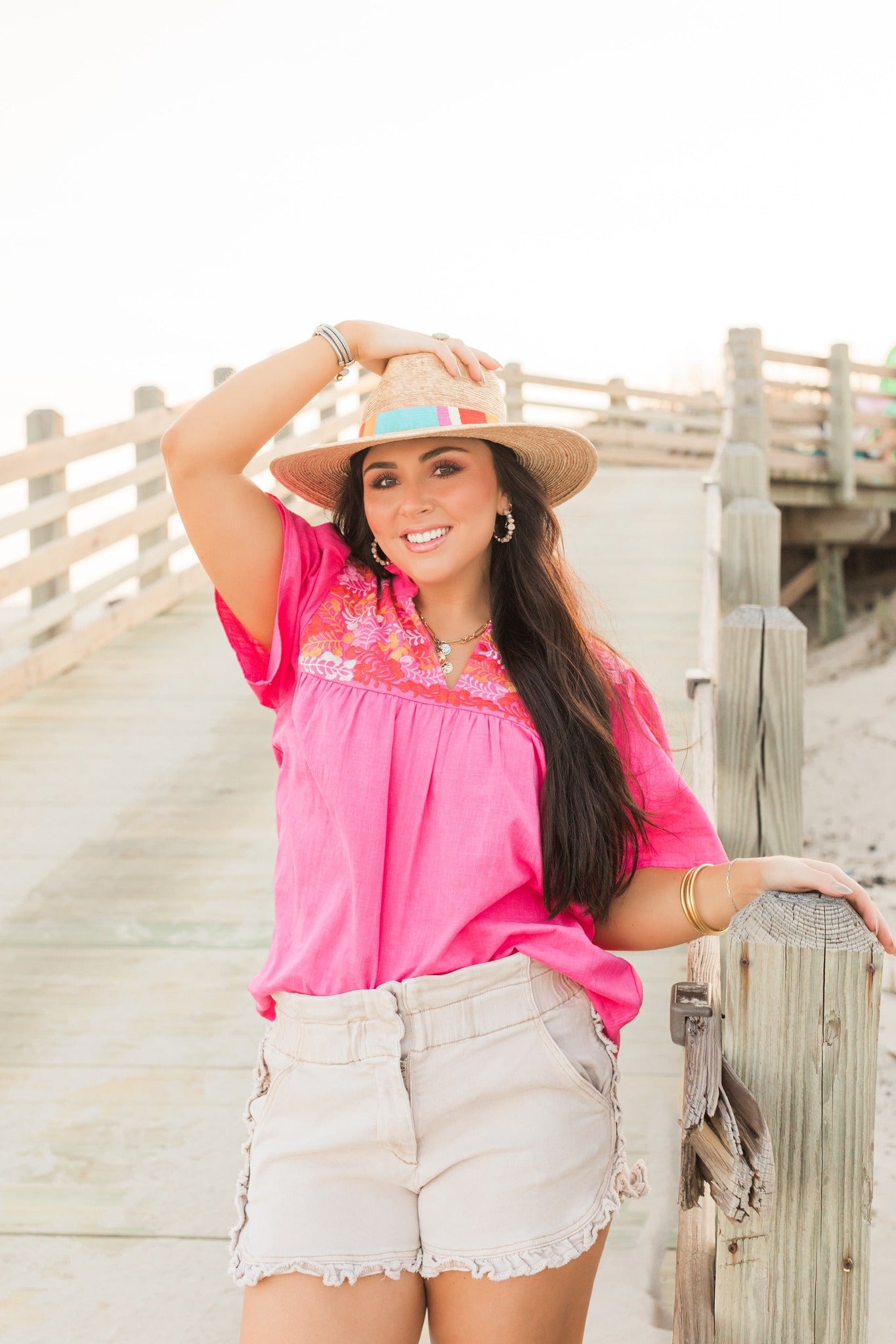 The Reece Top- Pink