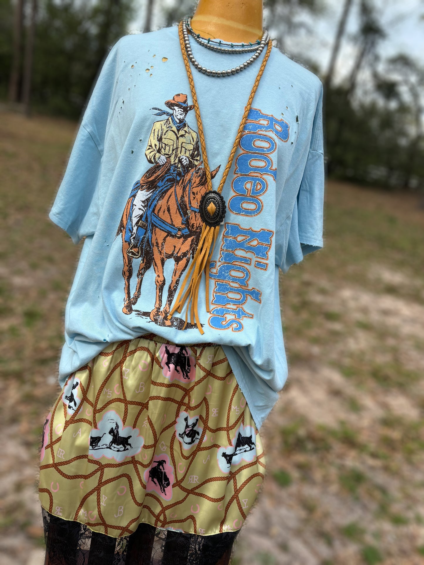 Rodeo Nights Oversized Tee