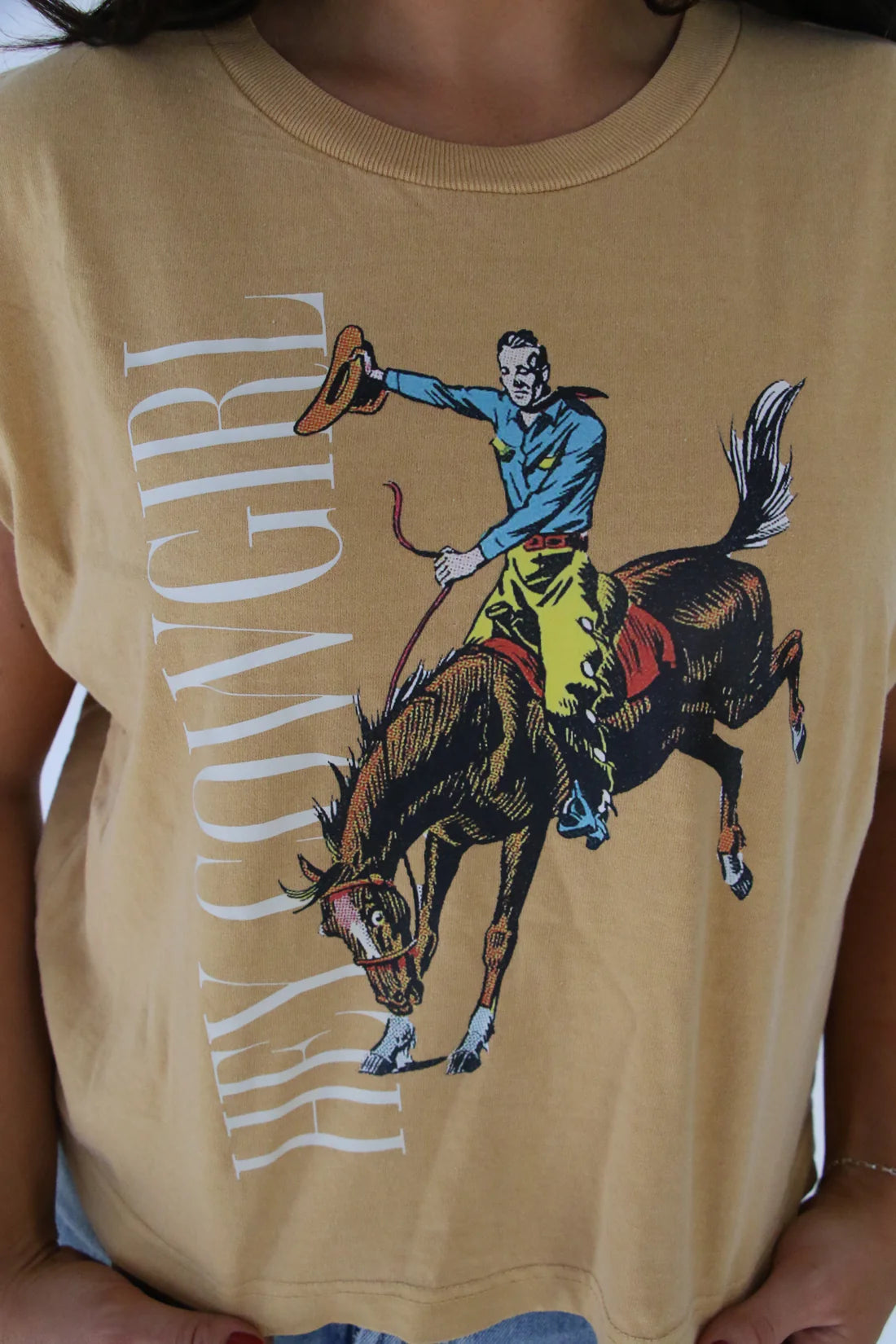 Hey Cowgirl Oversized Crop