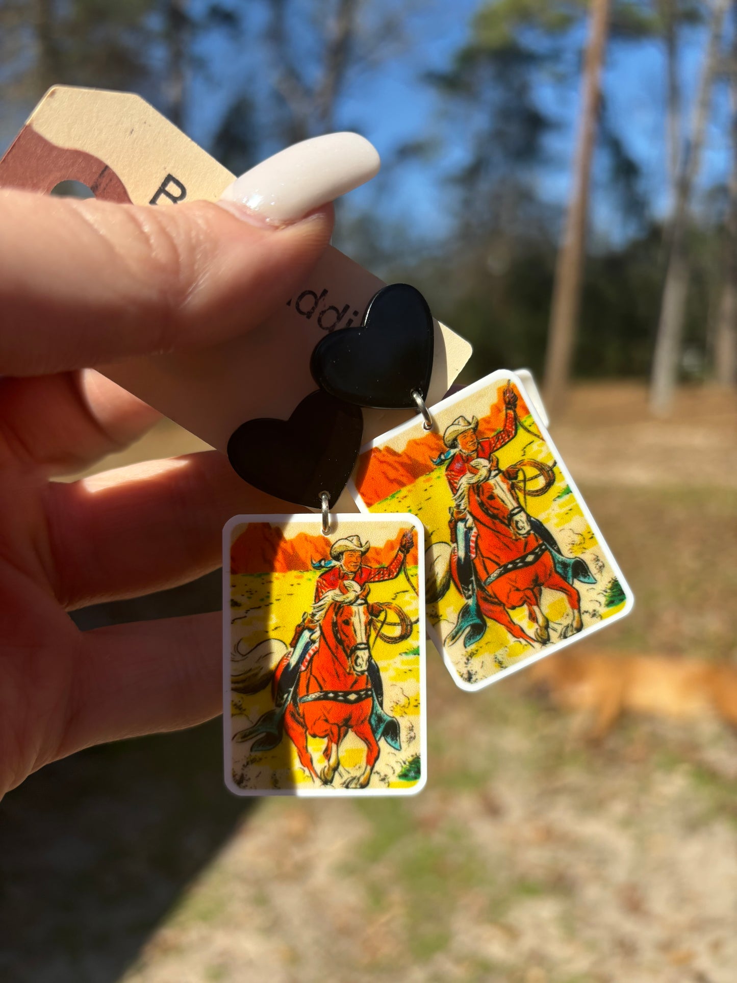 Wild West Cowboy Earrings