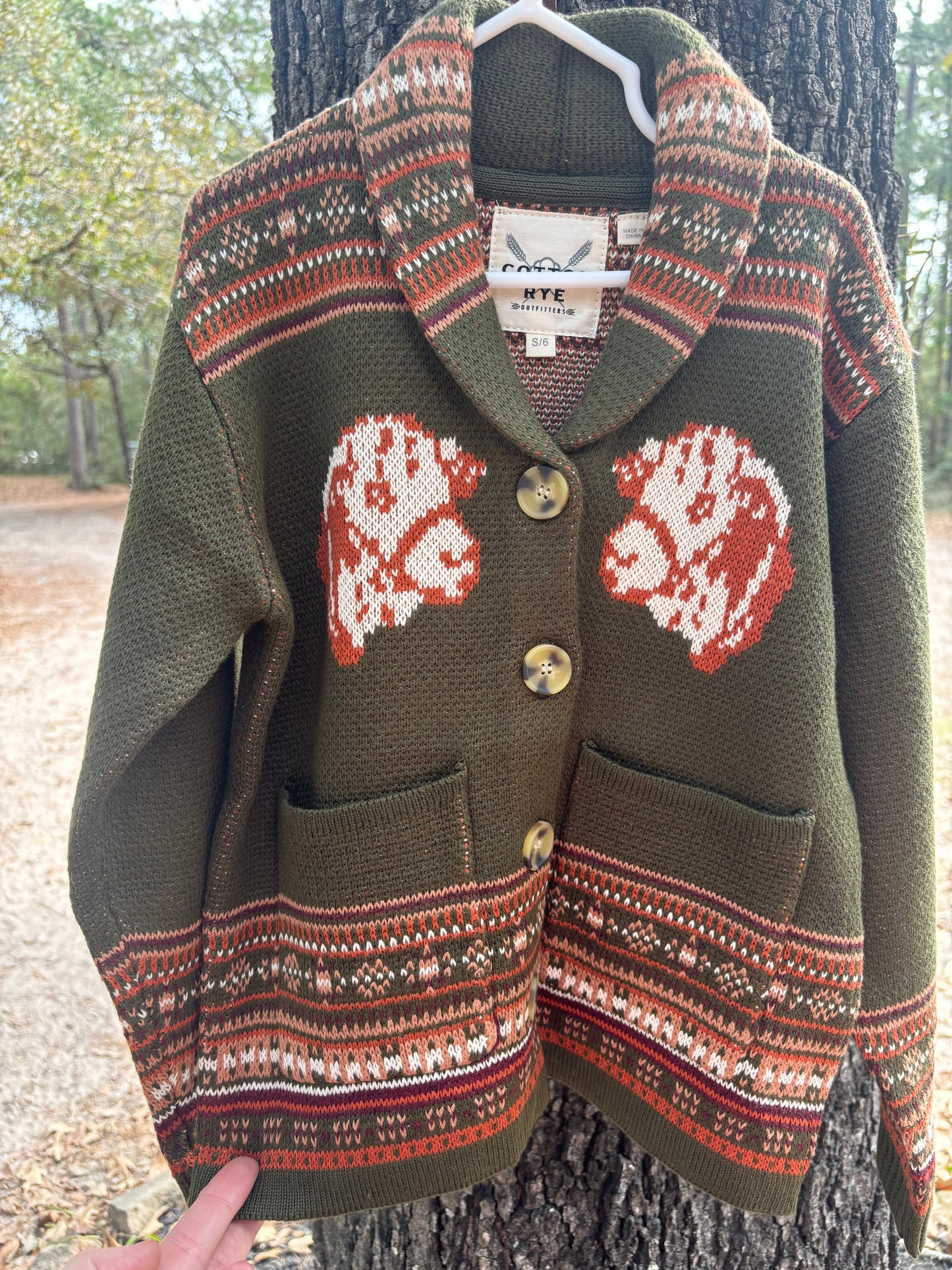 Olive Hereford Kids Sweater