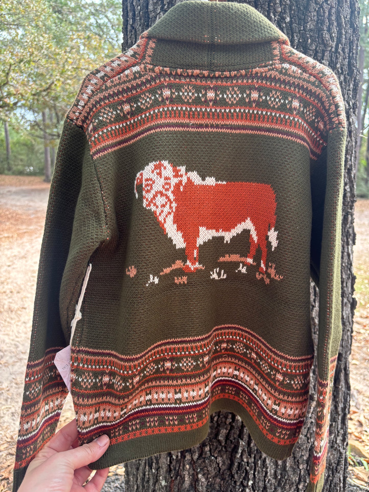 Olive Hereford Kids Sweater