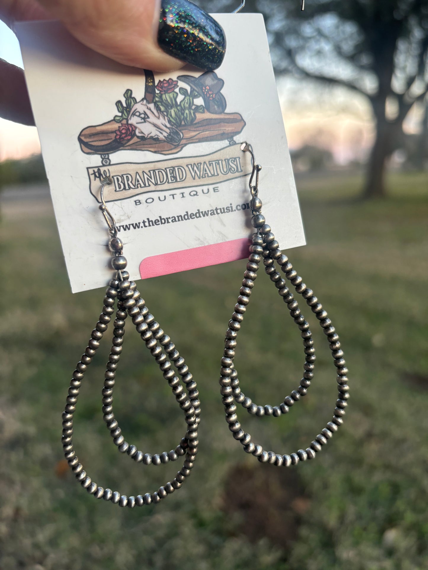 Mini Double Teardrop Earrings