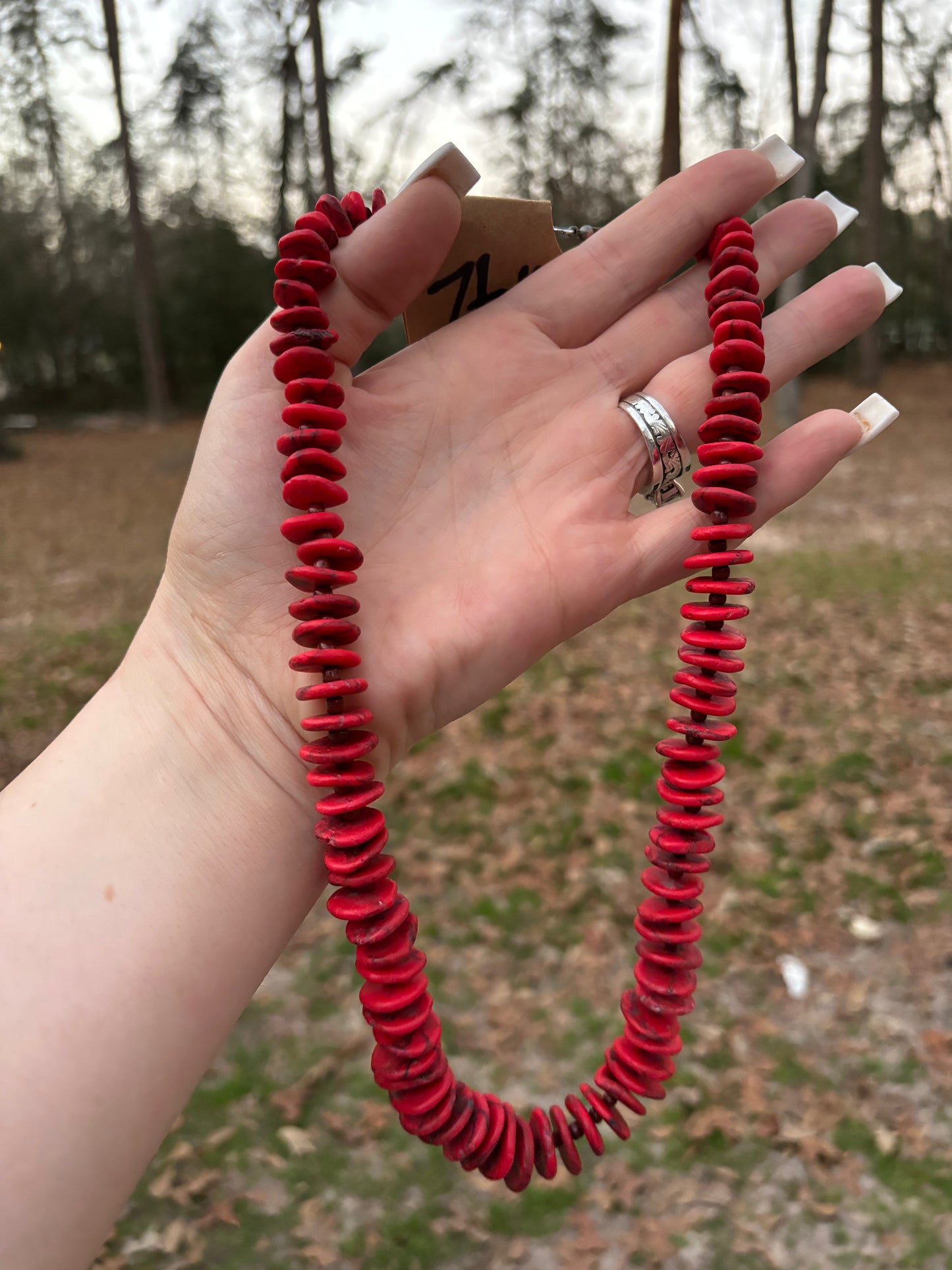 Red Shell Necklace