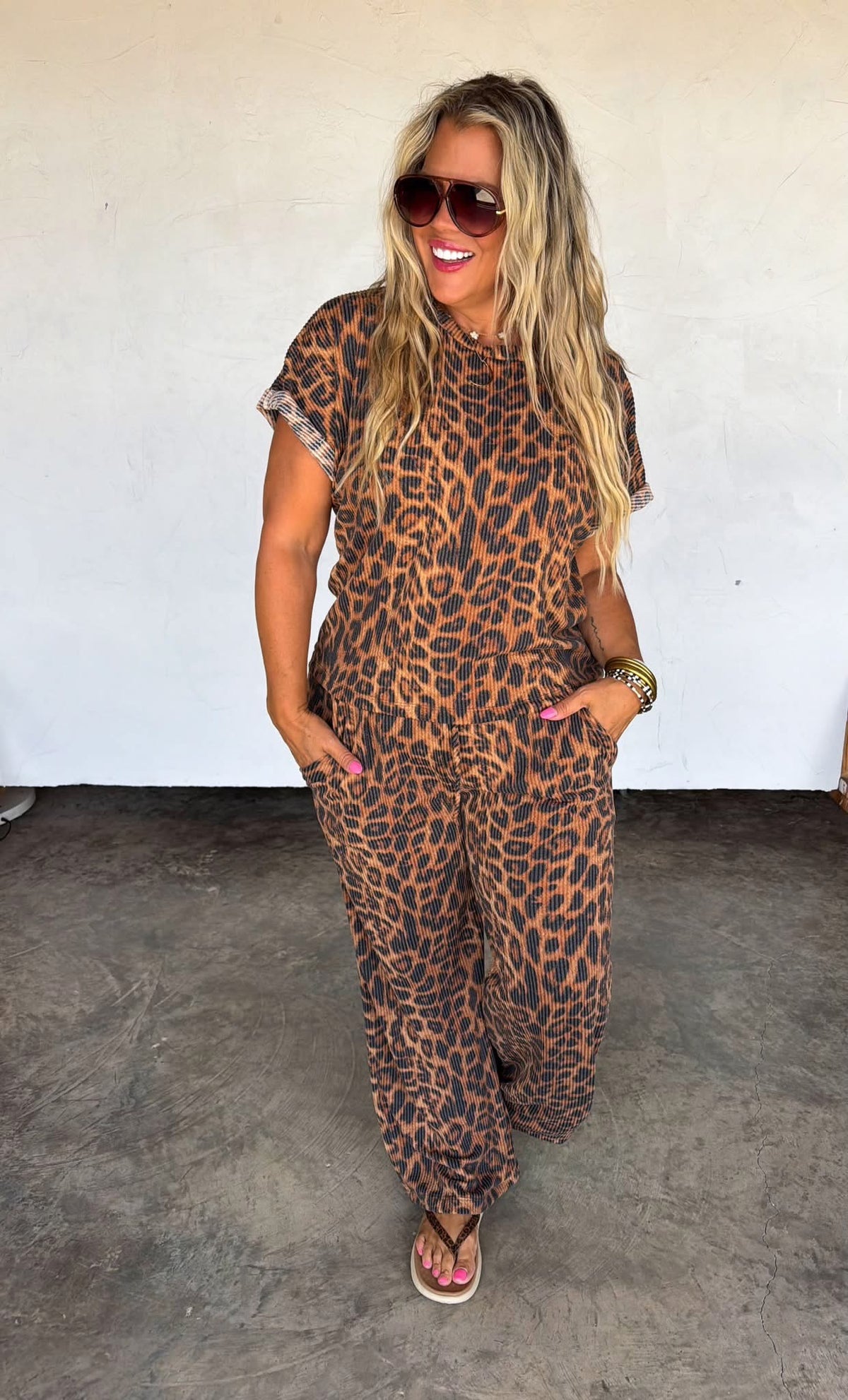 Kelsey Cheetah Pant Set