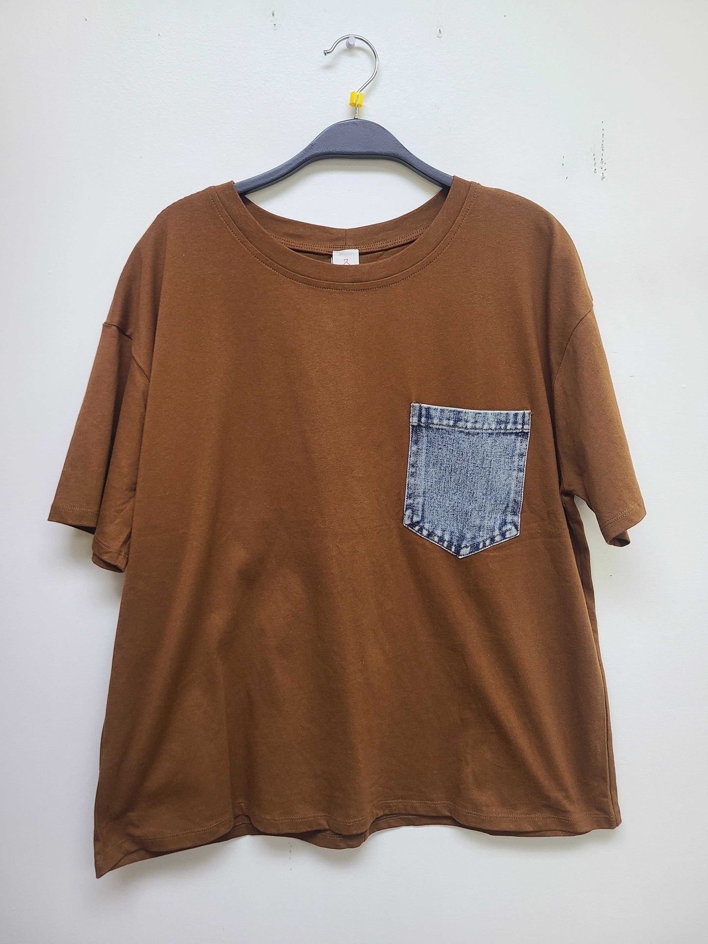 Navy Denim Pocket Tee