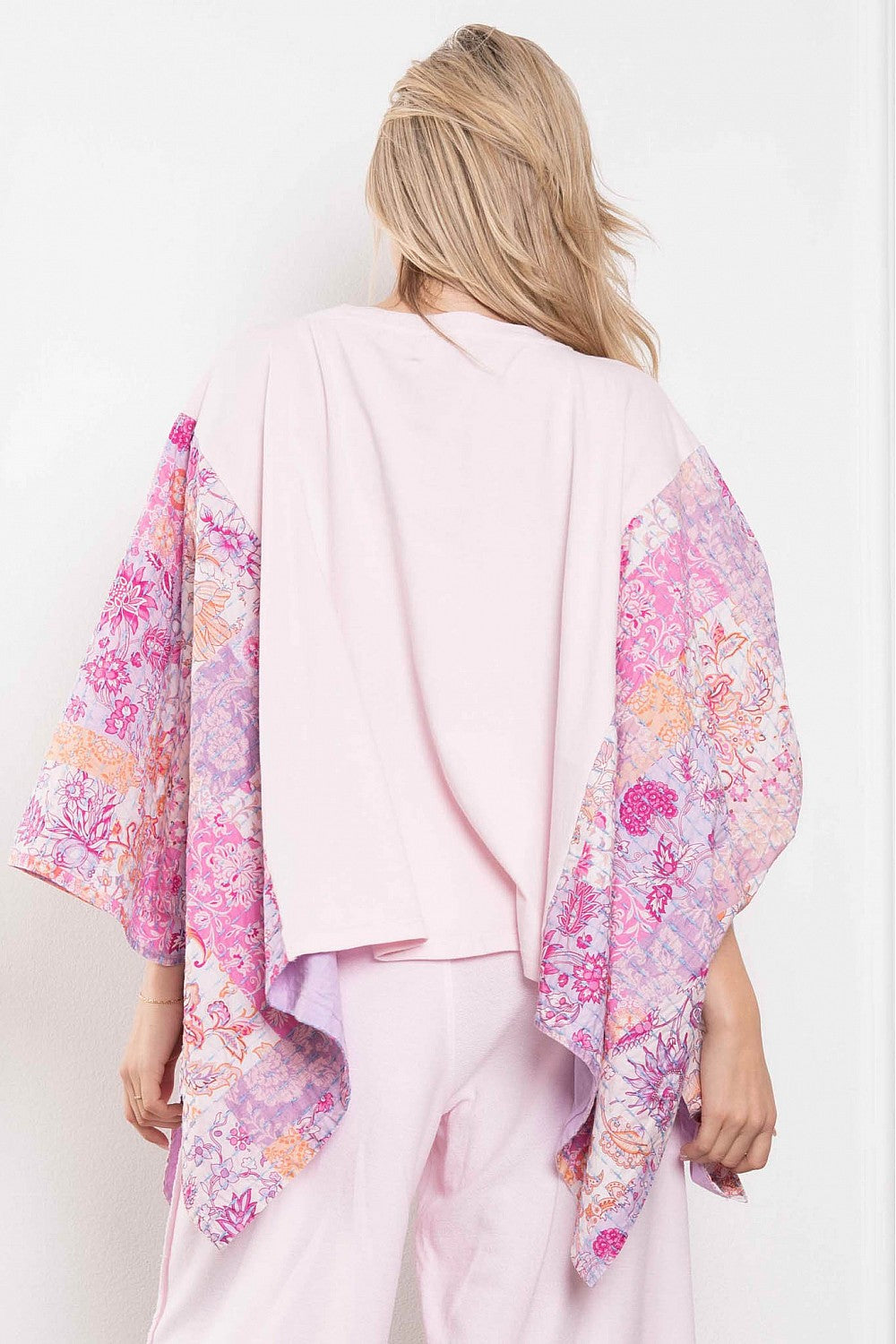 Dolly Washed Poncho Top