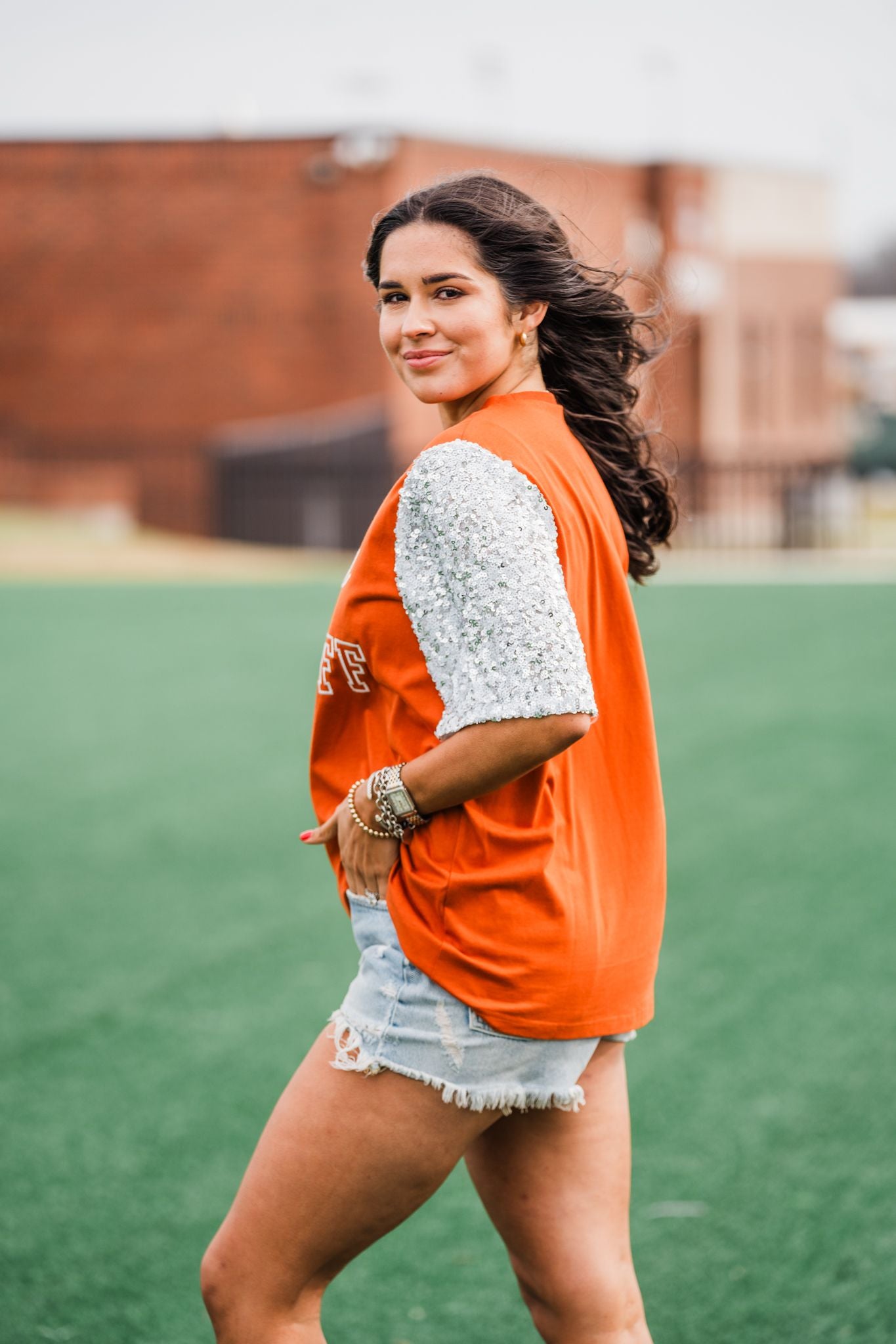 Classy Until Kickoff Burnt Orange