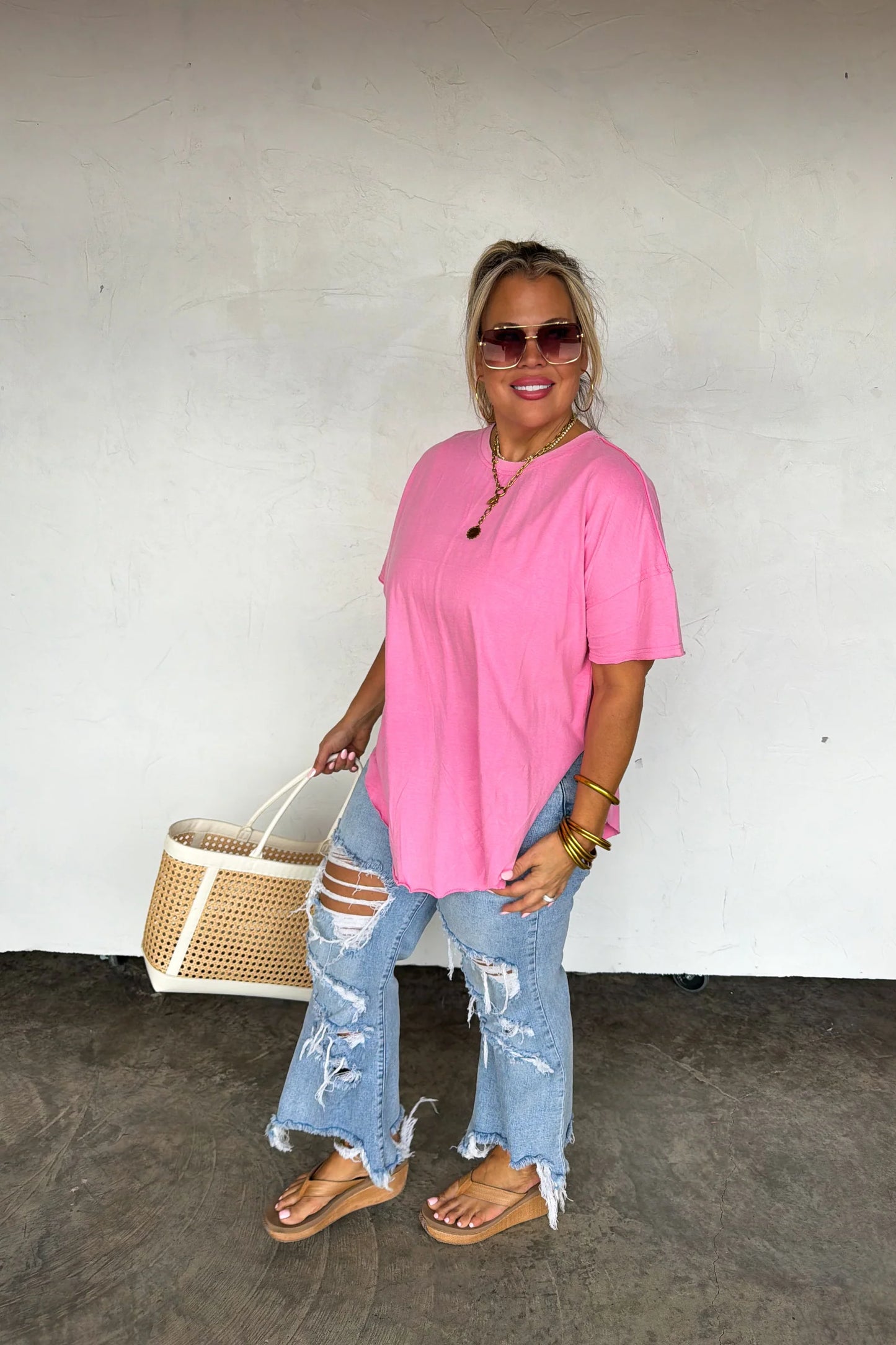 Joey Washed Cotton Tee