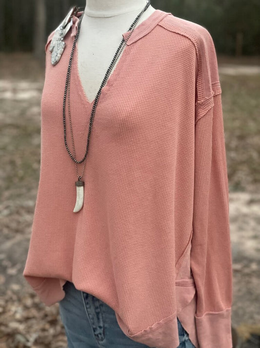 Light Pink Thermal Longsleeve