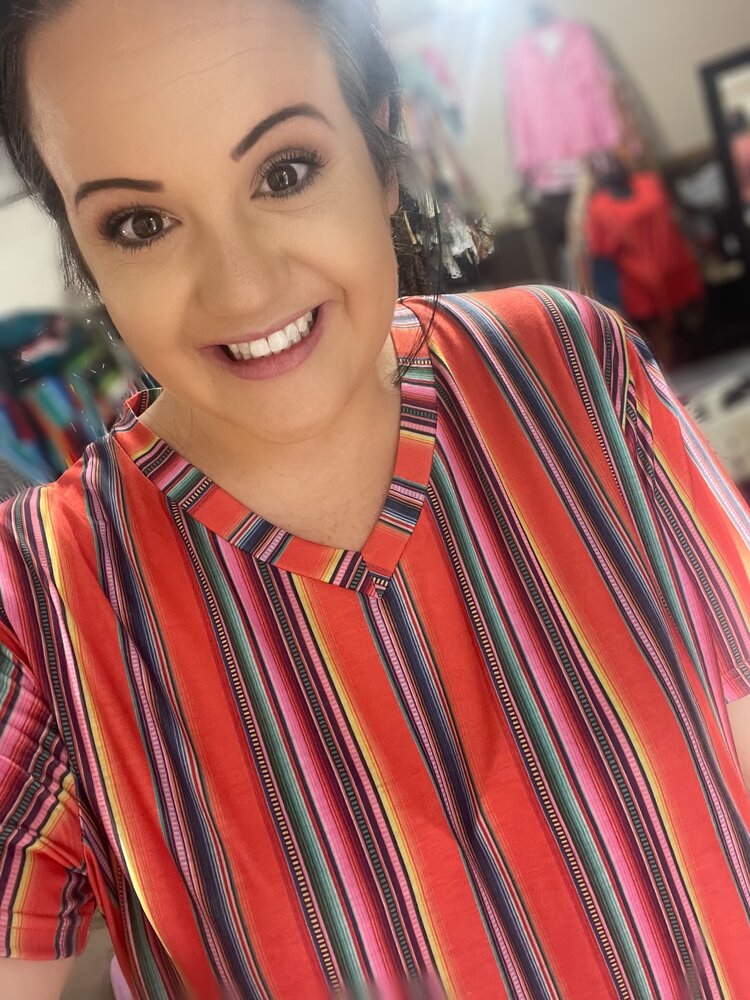 Serape VneckTop