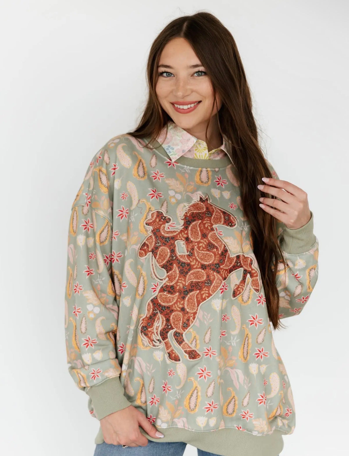 Paisley Bronc Sweater