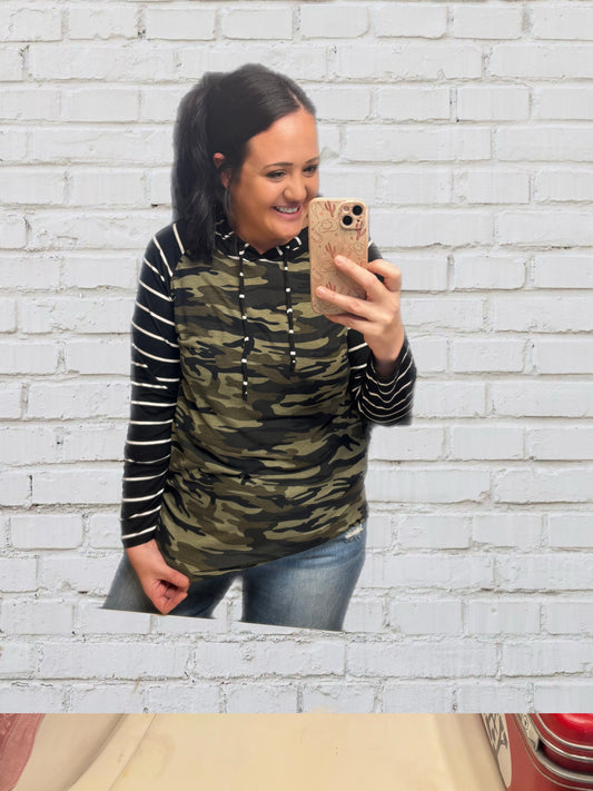 Camo Striped Longsleeve