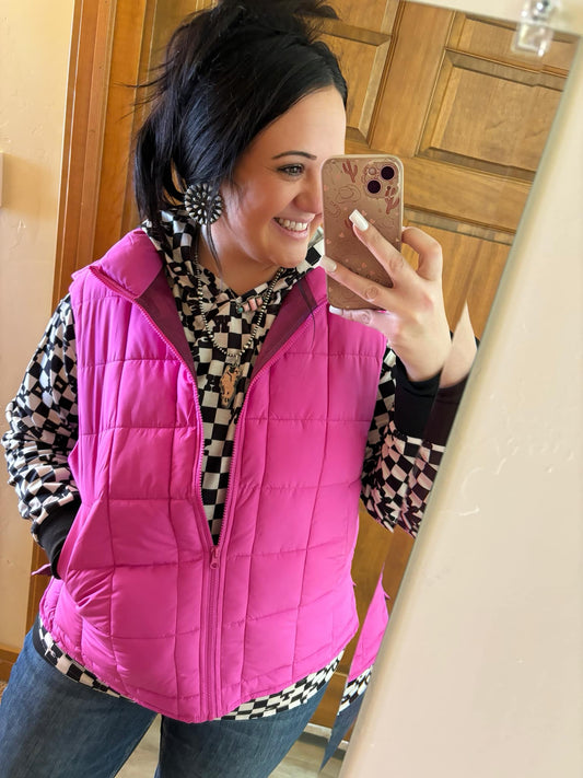 Western Check Pullover