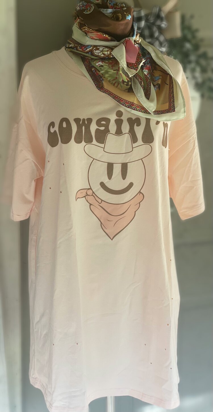 Cowgirl'n TShirt Dress