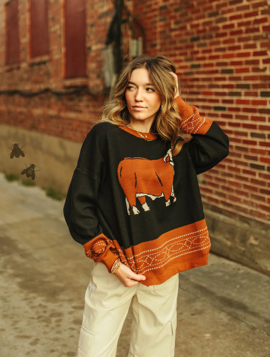 Rowdy Rojo Sweater