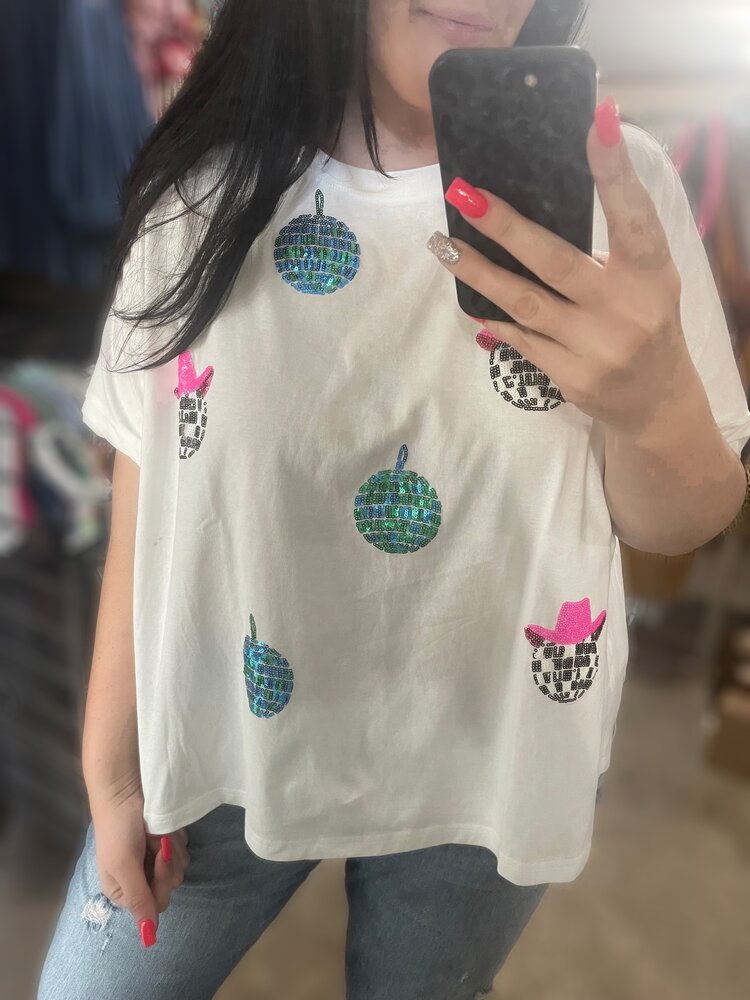 Disco Cowgirl Top