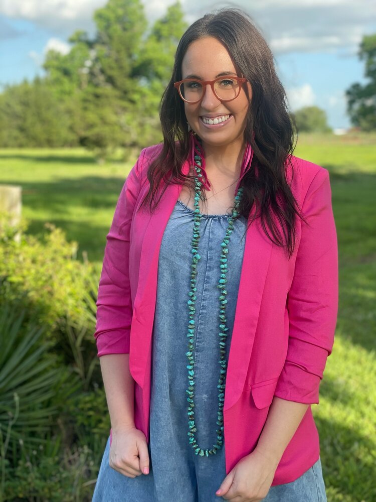 Hot Pink Ladies Blazer