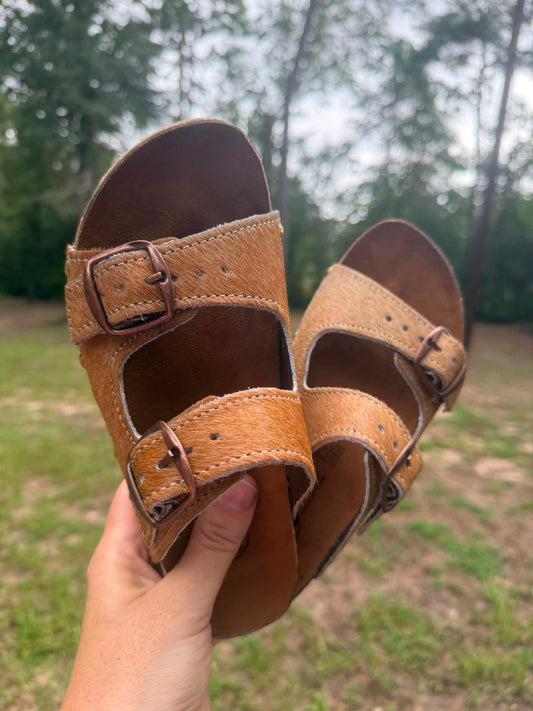 Cowhide Slides