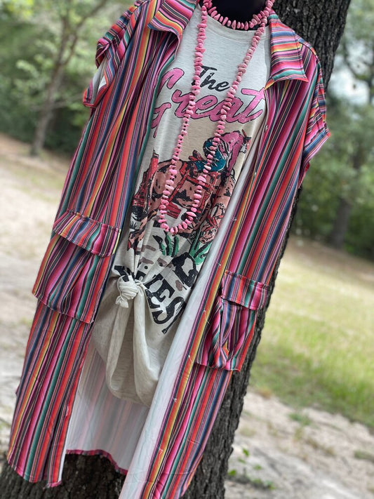 Serape Button Up