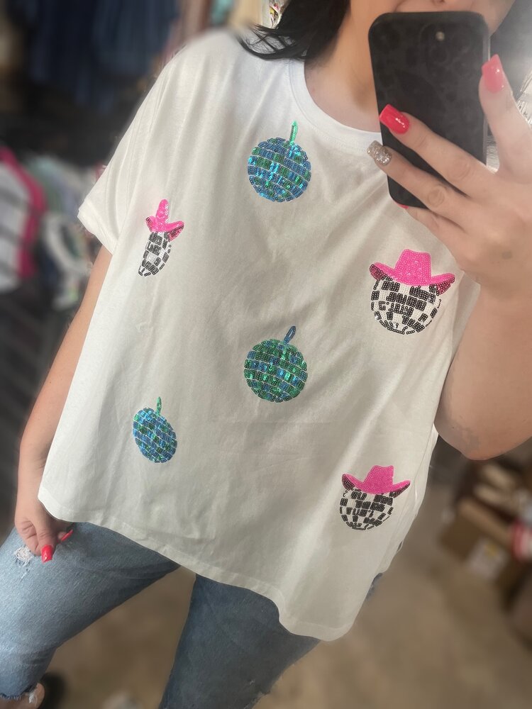 Disco Cowgirl Top