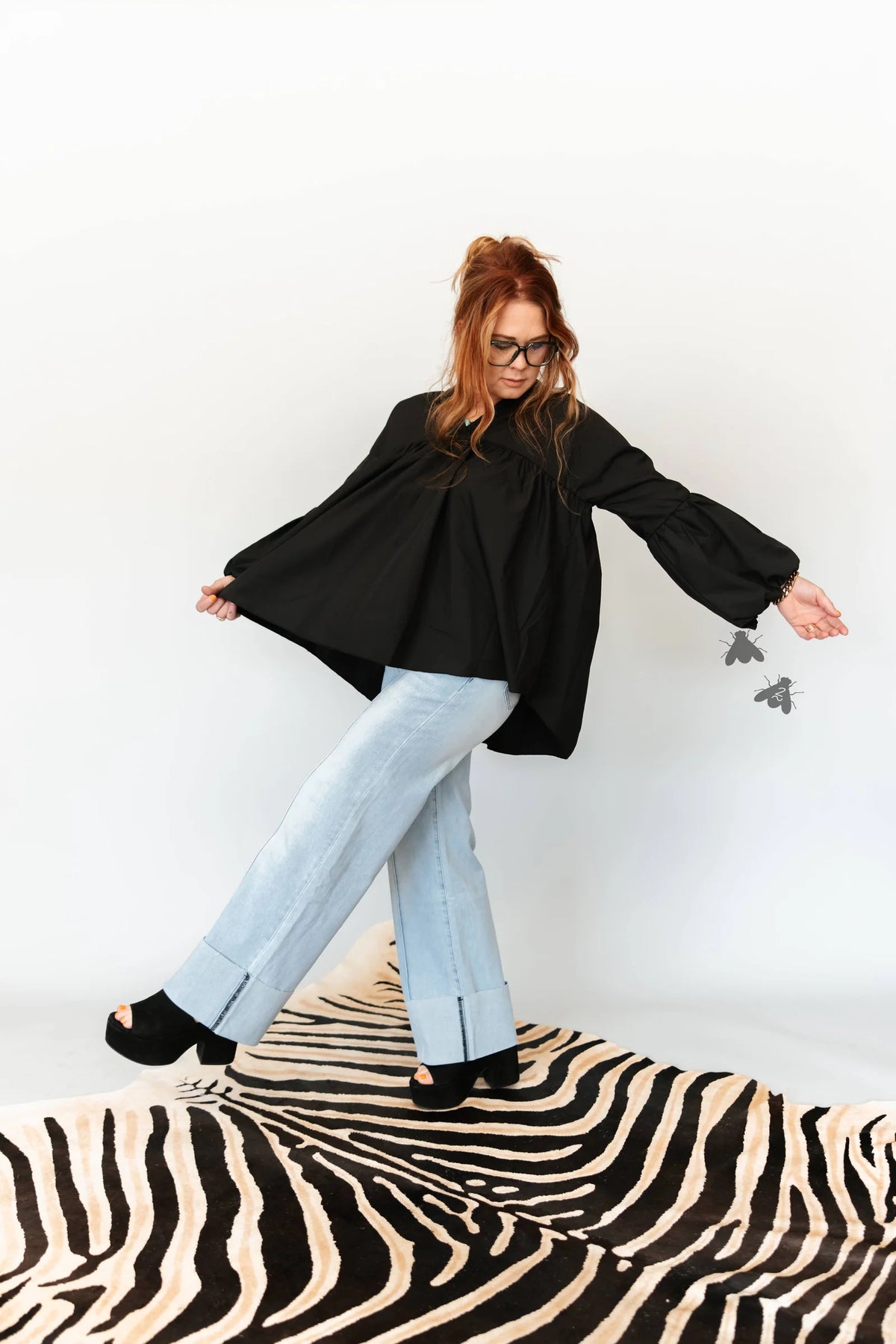 The Brazos Top - Black