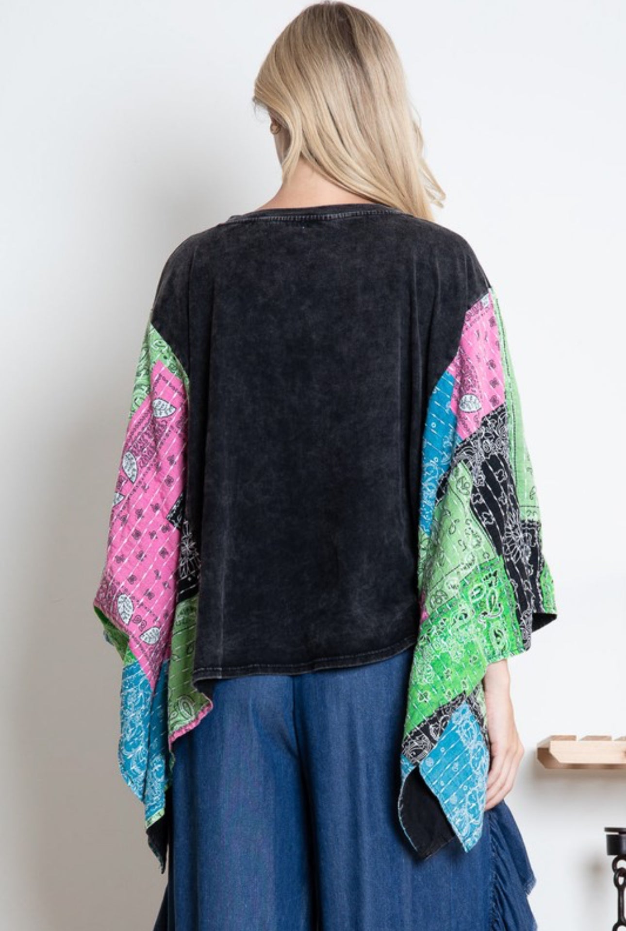 Billy Joel Poncho Sleeve Top