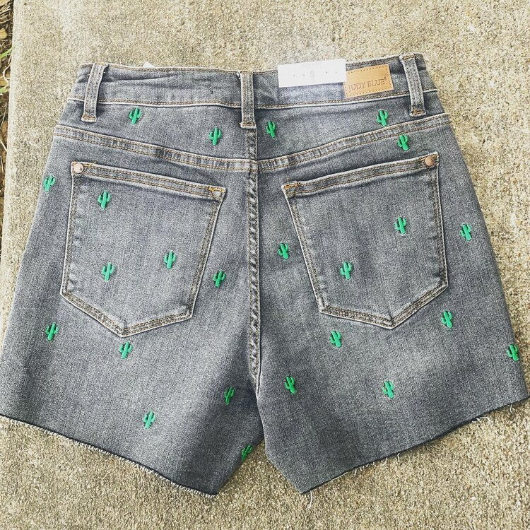 Judy Blue Cactus Shorts