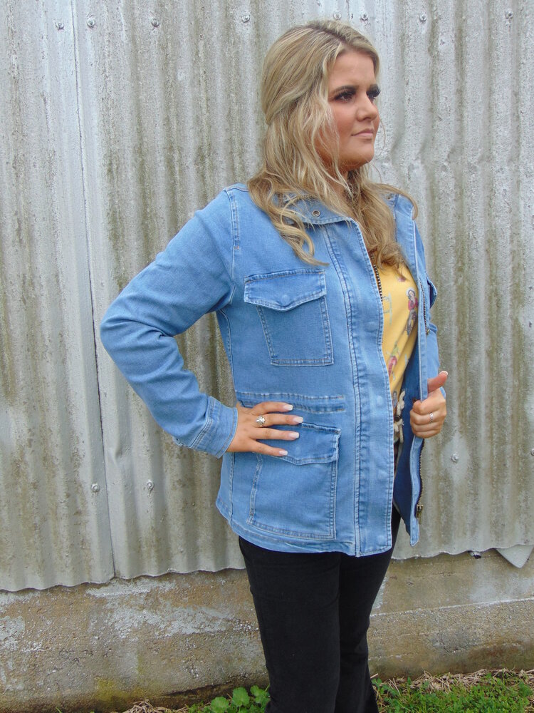 Denim Utility Jacket