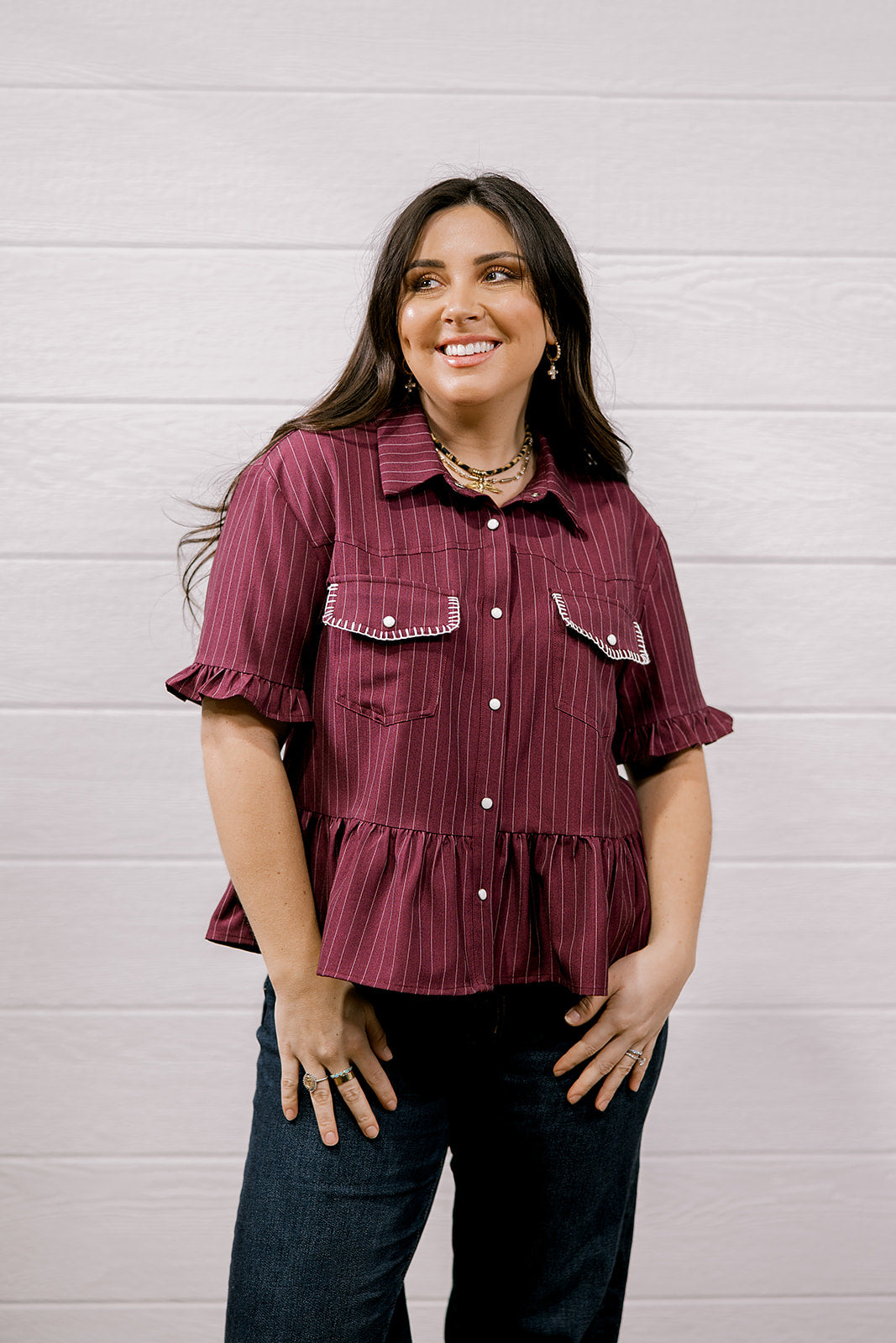 Dixie Top - Howdy Maroon