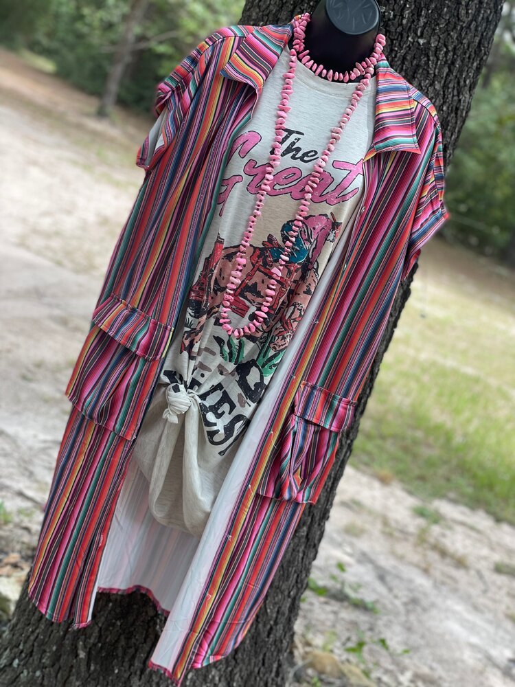 Serape Button Up