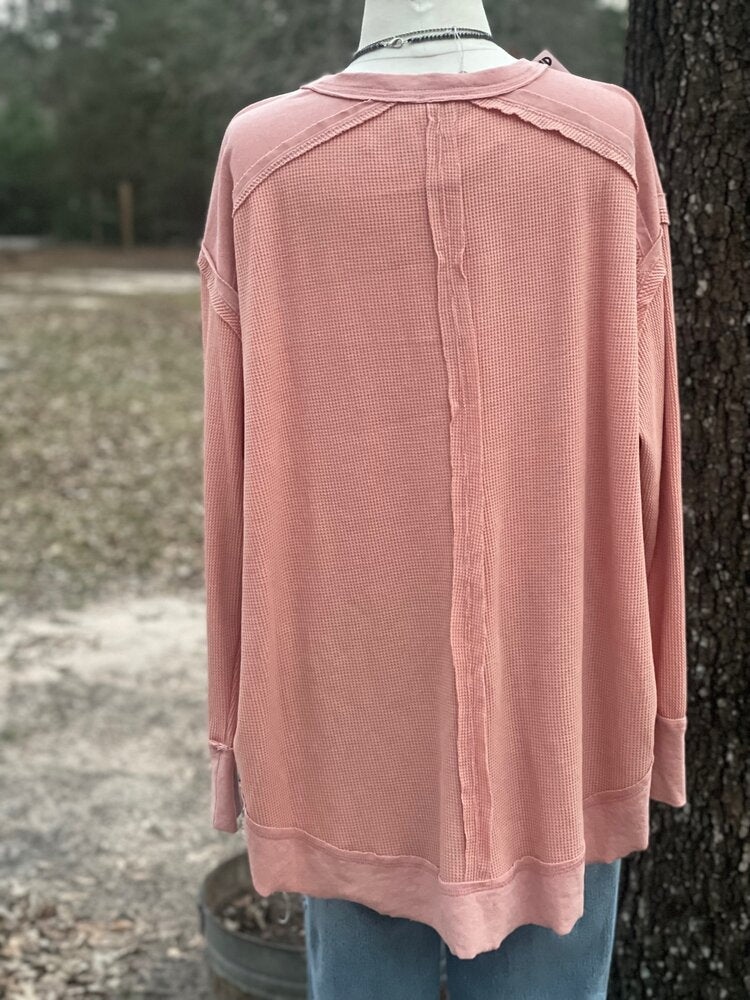 Light Pink Thermal Longsleeve