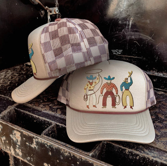 Vintage Cowboy Trucker Hat