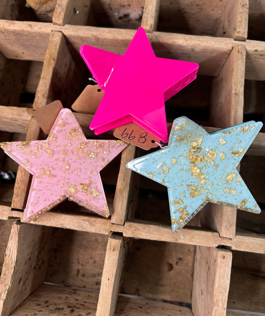 Star Hair Clips