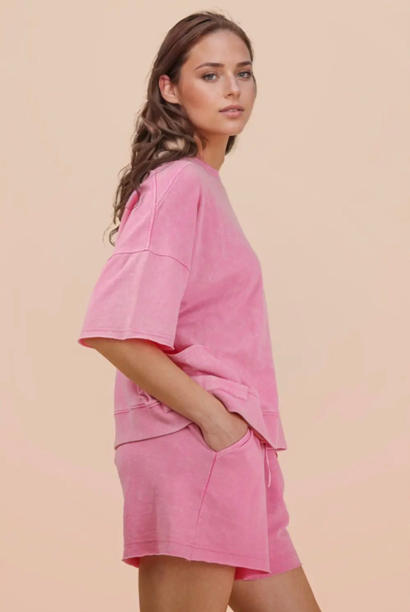 Pink Mineral Washed Set