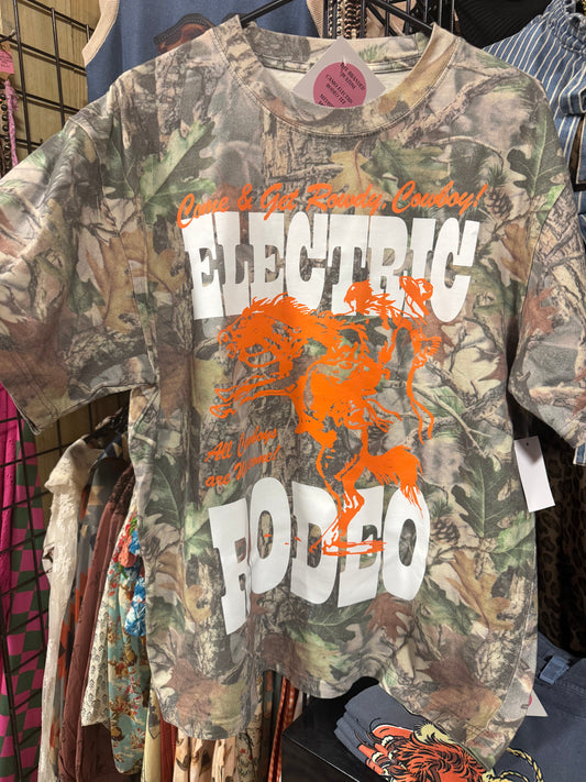 Camo Electric Rodeo Tee