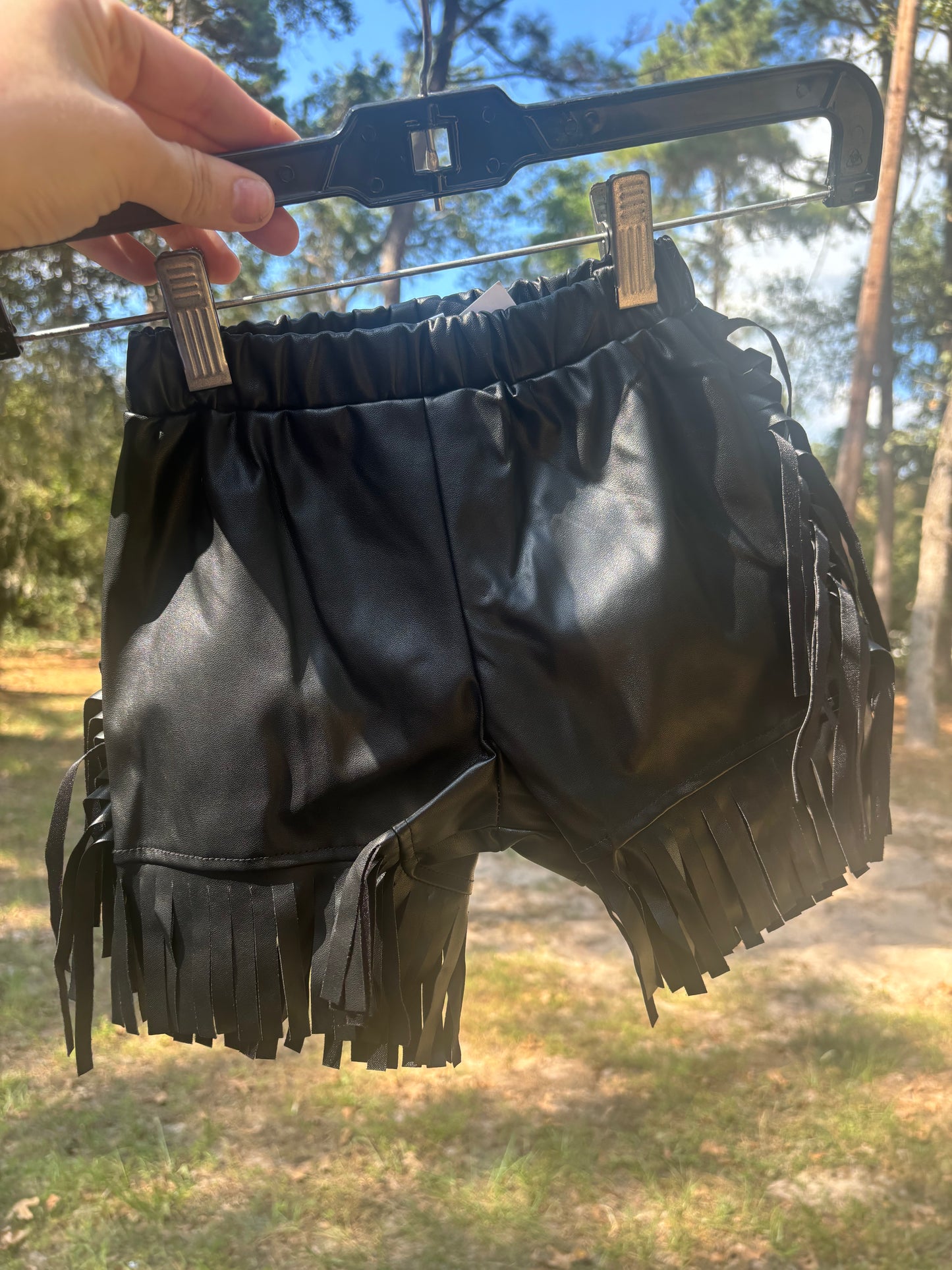 Kids Shorts with Fringe