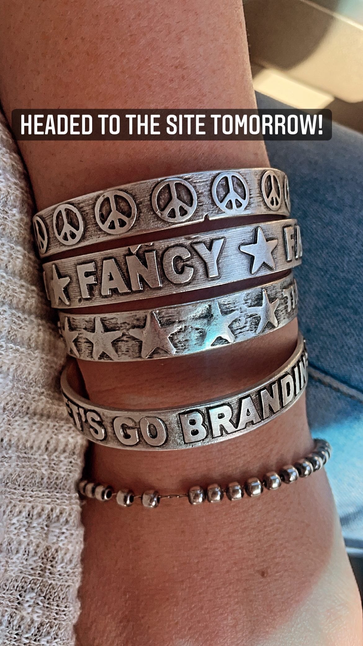 Stamped Bangles