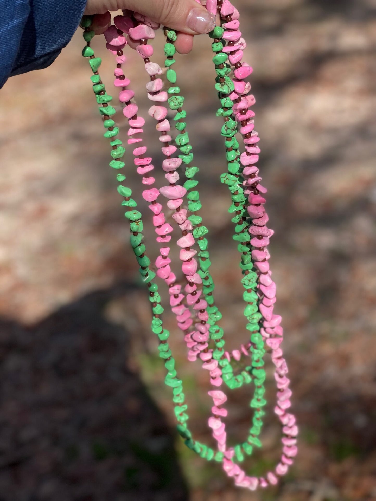 Long Nugget Necklace