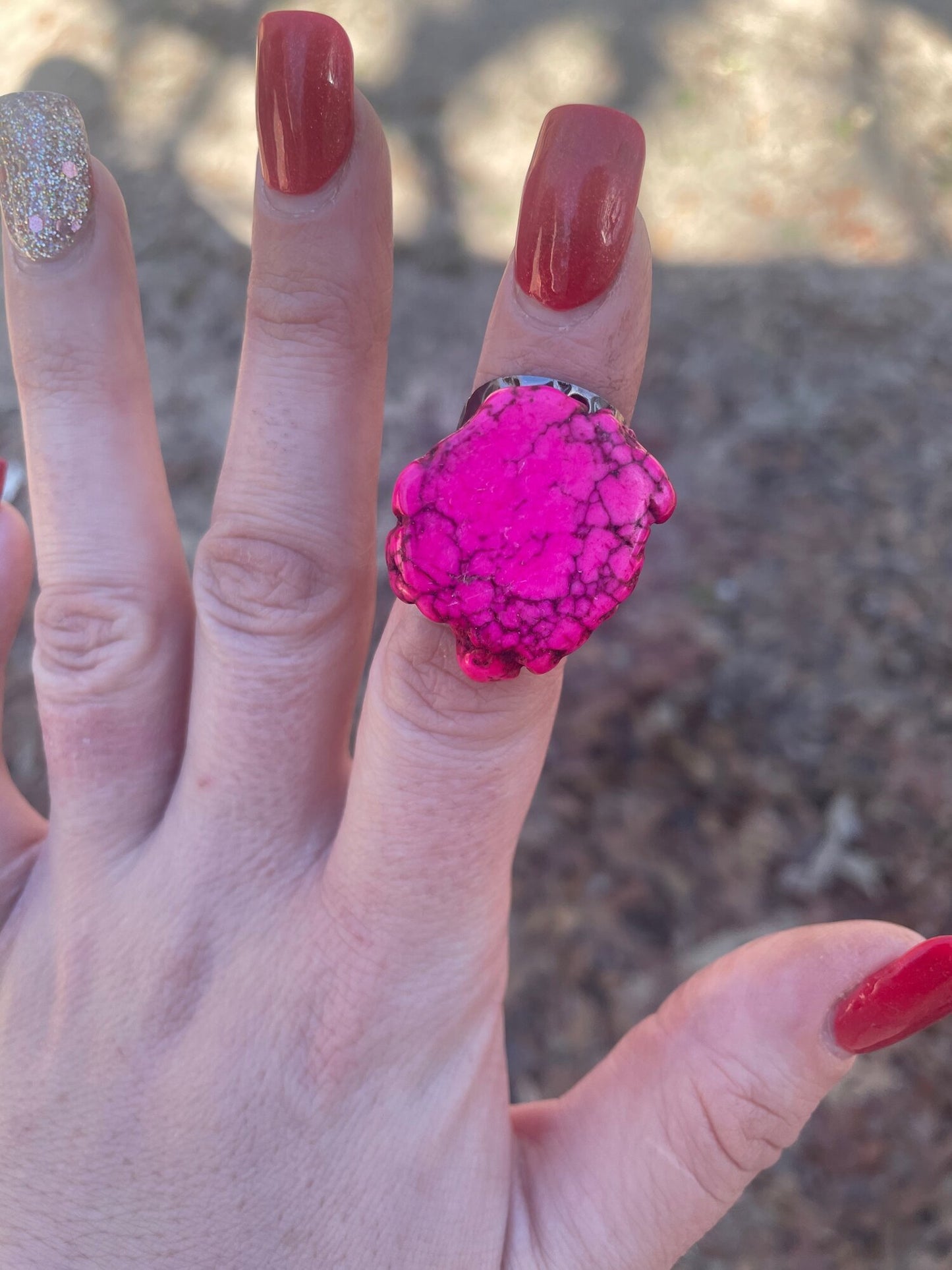 Pink Stone Ring