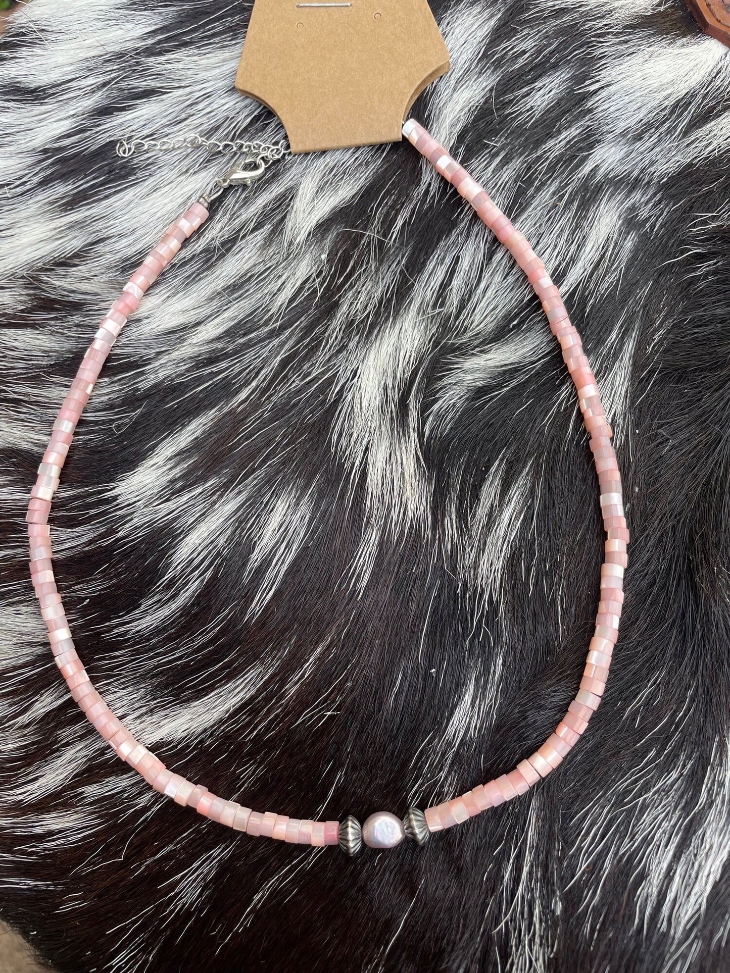 Pink Shell Choker