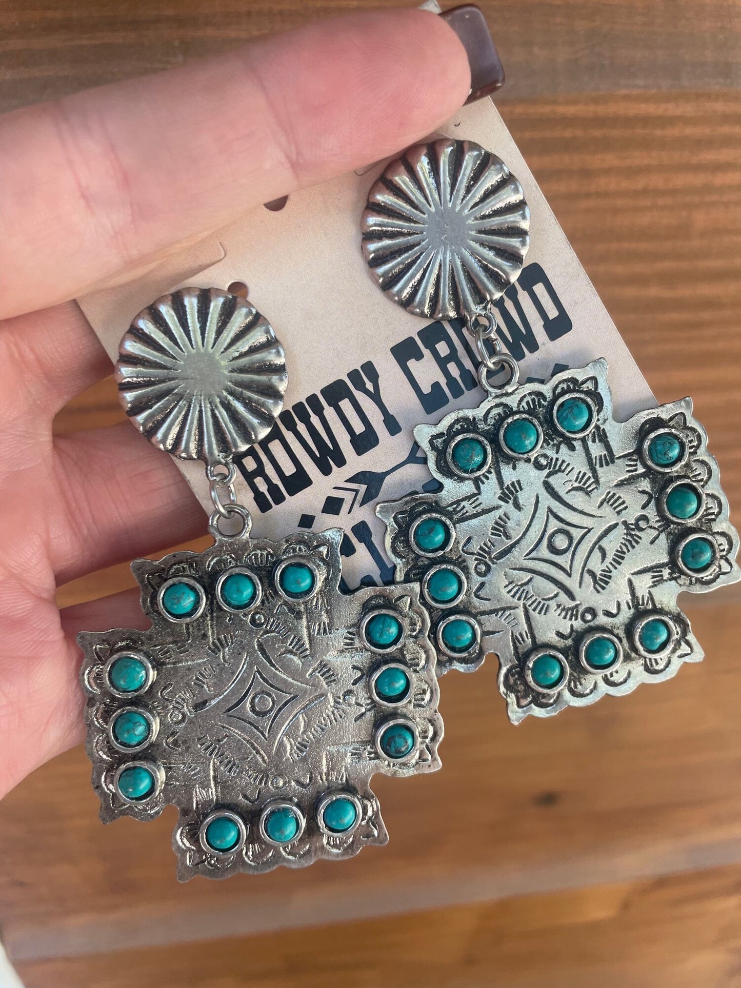 Texas Concho Earrings