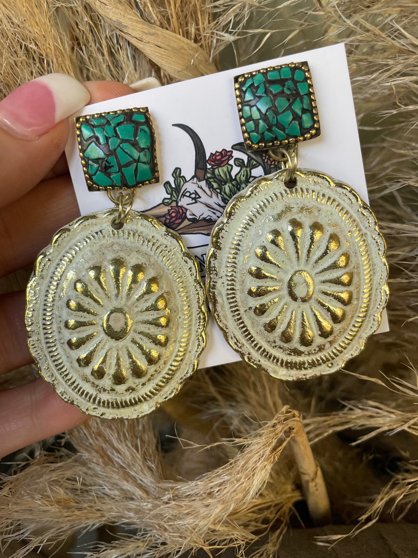 Classy Concho Earrings