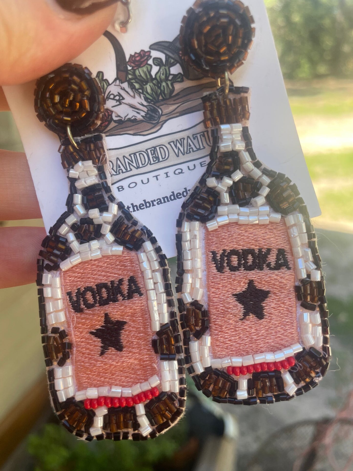 Vodka Earrings