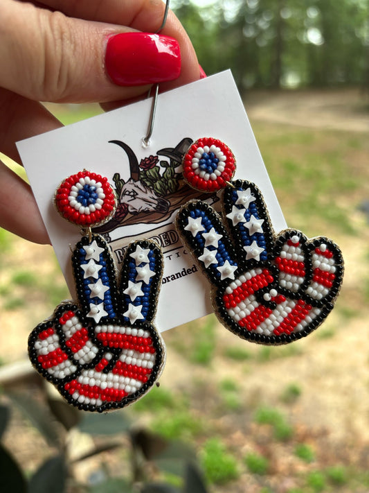 Patriotic Earrings