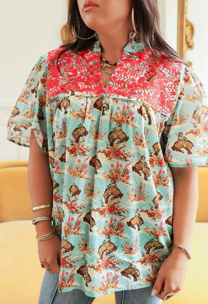 Reece Top - Buckin Horses