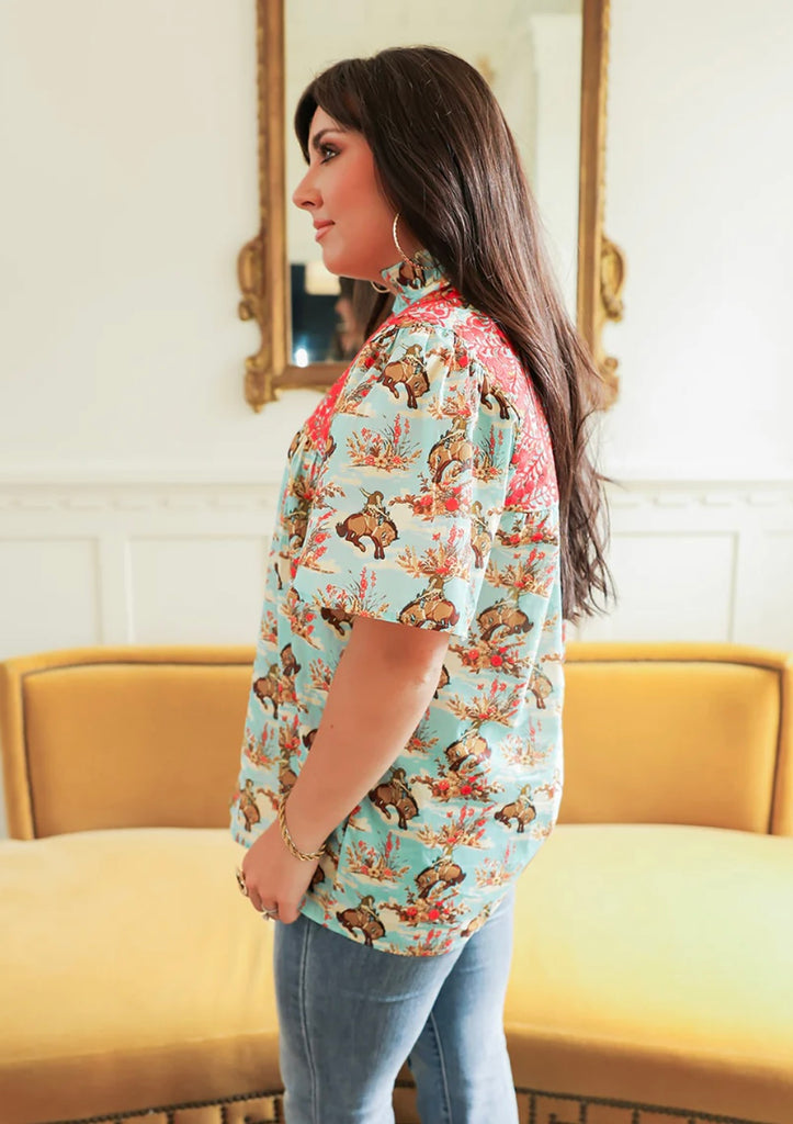 Reece Top - Buckin Horses