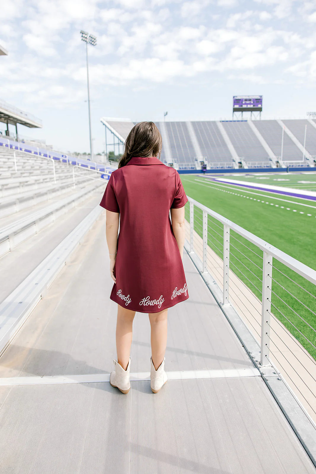 Sporty Dress - Maroon